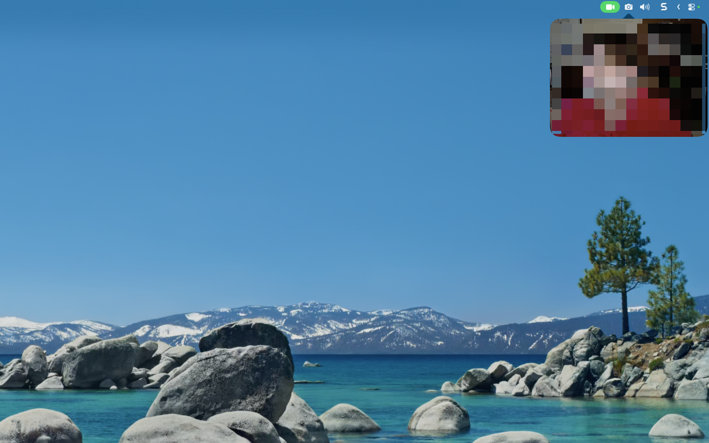 QuickGlancer Preview - Camera preview window from menu bar