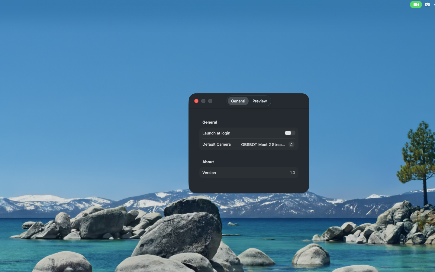 QuickGlancer Settings - Configuration options and preferences
